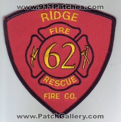 Ridge Fire Company 62 (Pennsylvania)
Thanks to Dave Slade for this scan.
Keywords: rescue
