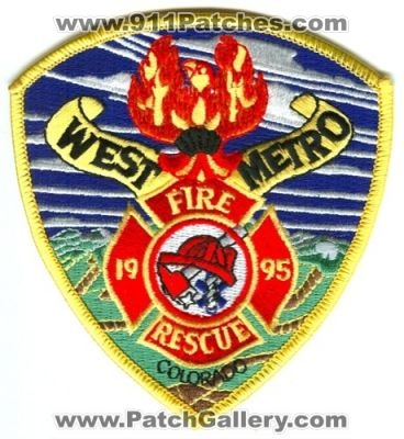 West Metro Fire Rescue Department Patch (Colorado)
[b]Scan From: Our Collection[/b]
Keywords: dept.