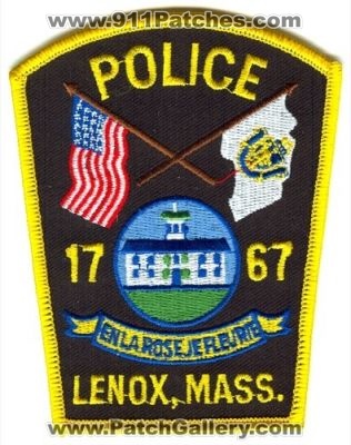 Lenox Police (Massachusetts)
Scan By: PatchGallery.com
