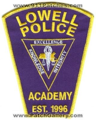 Lowell Police Academy (Massachusetts)
Scan By: PatchGallery.com
