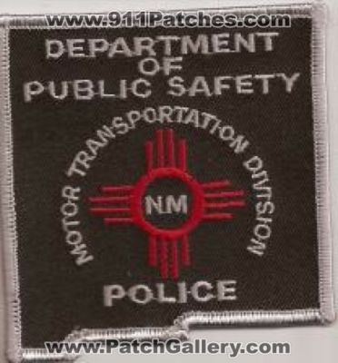 New Mexico Department of Public Safety Motor Transportation Division Police (New Mexico)
Thanks to Police-Patches-Collector.com for this scan.
Keywords: dps