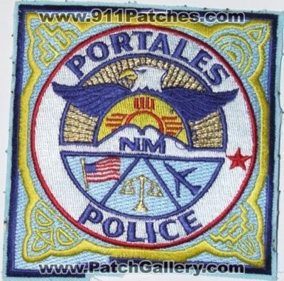 Portales Police (New Mexico)
Thanks to Police-Patches-Collector.com for this scan.

