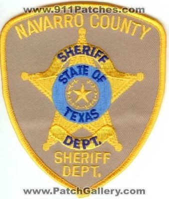 Navarro County Sheriff Department (Texas)
Thanks to Police-Patches-Collector.com for this scan.
Keywords: dept
