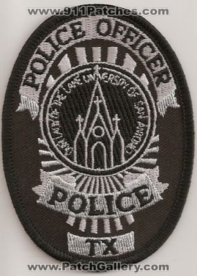 Our Lady of Lake University of San Antonio Police Officer (Texas)
Thanks to Police-Patches-Collector.com for this scan.
