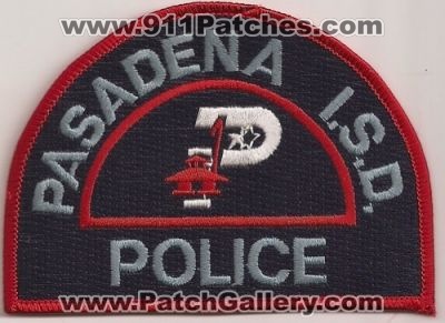 Pasadena Independent School District Police (Texas)
Thanks to Police-Patches-Collector.com for this scan.
Keywords: i.s.d. isd