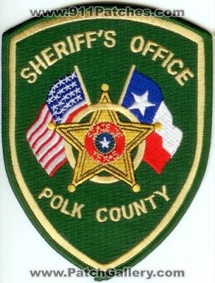 Polk County Sheriff's Office (Texas)
Thanks to Police-Patches-Collector.com for this scan.
Keywords: sheriffs