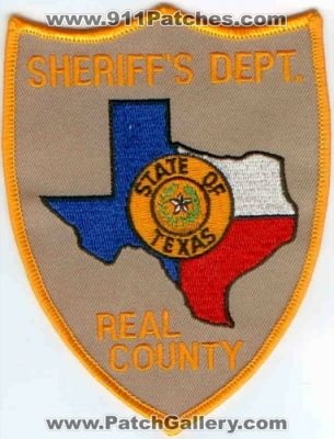 Real County Sheriff's Department (Texas)
Thanks to Police-Patches-Collector.com for this scan.
Keywords: sheriffs dept
