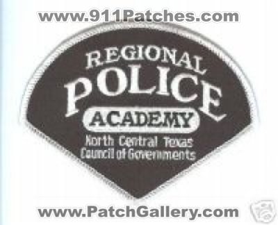 Regional Police Academy (Texas)
Thanks to Police-Patches-Collector.com for this scan.
Keywords: north central council of governments