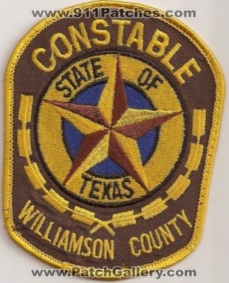 Williamson County Constable (Texas)
Thanks to Police-Patches-Collector.com for this scan.
