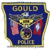 Gould Police (Arkansas)
Thanks to BensPatchCollection.com for this scan.
