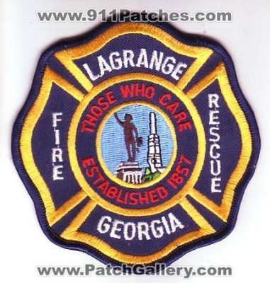 LaGrange Fire Rescue (Georgia)
Thanks to Dave Slade for this scan.
