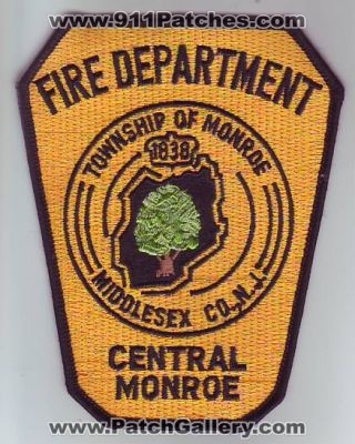 Central Monroe Township Fire Department (New Jersey)
Thanks to Dave Slade for this scan.
Keywords: of n.j.