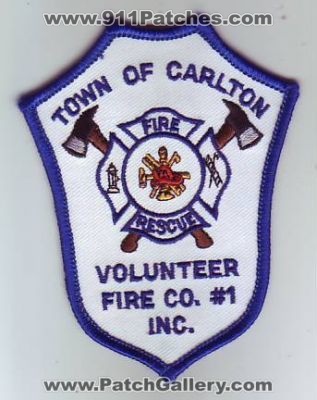 Carlton Volunteer Fire Company Number 1 Inc (New York)
Thanks to Dave Slade for this scan.
Keywords: town of rescue co. # inc.