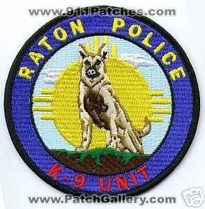 Raton Police K-9 Unit (New Mexico)
Thanks to apdsgt for this scan.
Keywords: k9
