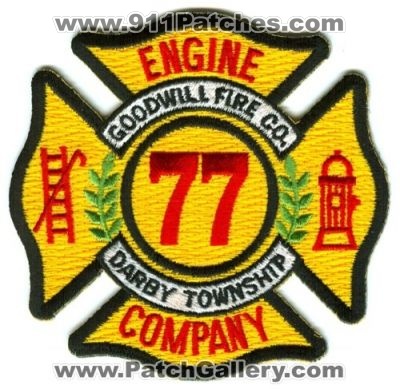 Goodwill Fire Company Engine 77 Patch (Pennsylvania)
[b]Scan From: Our Collection[/b]
Keywords: co.
