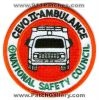 Filename=CEVO_II_Ambulance_National_Safety_Council_EMS_Patch_Illinois_Patches_ILEr.jpg
Filesize=106KiB
Dimensions=497x500
Date added=Mar 18, 2010 CEVO_II_Ambulance_National_Safety_Council_EMS_Patch_Illinois_Patches_ILEr.jpg