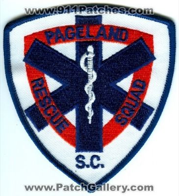 Pageland Rescue Squad (South Carolina)
Scan By: PatchGallery.com
Keywords: s.c.