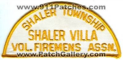 Shaler Villa Township Volunteer Firemens Association (Pennsylvania)
Scan By: PatchGallery.com
Keywords: vol. assn.