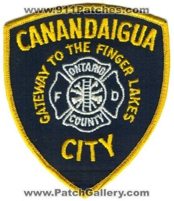 Canandaigua City Fire Depatment (New York)
Scan By: PatchGallery.com
Keywords: fd