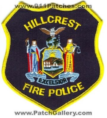 Hillcrest Fire Police (New York)
Scan By: PatchGallery.com
