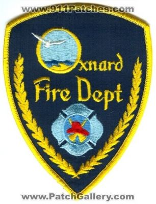 Oxnard Fire Department Patch (California)
[b]Scan From: Our Collection[/b]
Keywords: dept