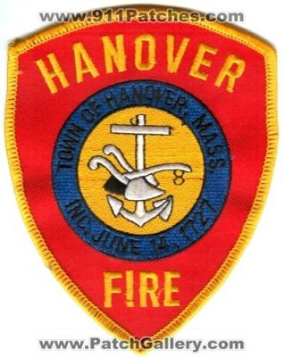 Hanover Fire (Massachusetts)
Scan By: PatchGallery.com
Keywords: town of mass.