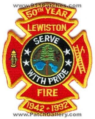Lewiston Fire 50th Year 1942-1992 (Michigan)
Scan By: PatchGallery.com
