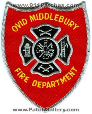 Ovid Middlebury Fire Department Patch (Michigan)
Scan By: PatchGallery.com
Keywords: dept.