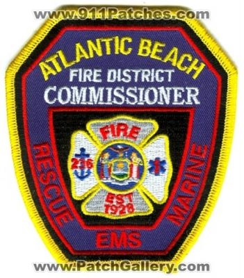 Atlantic Beach Fire District Commissioner Rescue EMS Marine (New York)
Scan By: PatchGallery.com
Keywords: 236