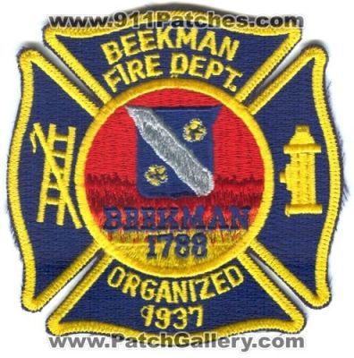 Beekman Fire Department (New York)
Scan By: PatchGallery.com
Keywords: dept.