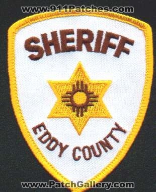 Eddy County Sheriff
Thanks to EmblemAndPatchSales.com for this scan.
Keywords: new mexico