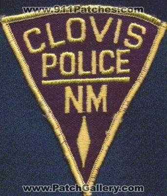 Clovis Police
Thanks to EmblemAndPatchSales.com for this scan.
Keywords: new mexico