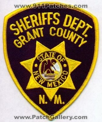 Grant County Sheriffs Dept
Thanks to EmblemAndPatchSales.com for this scan.
Keywords: new mexico department