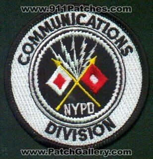 New York Police Department Communications Division
Thanks to EmblemAndPatchSales.com for this scan.
Keywords: nypd city of