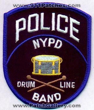 New York Police Department Drum Line Band
Thanks to EmblemAndPatchSales.com for this scan.
Keywords: nypd city of