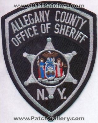 Allegany County Sheriff
Thanks to EmblemAndPatchSales.com for this scan.
Keywords: new york office of