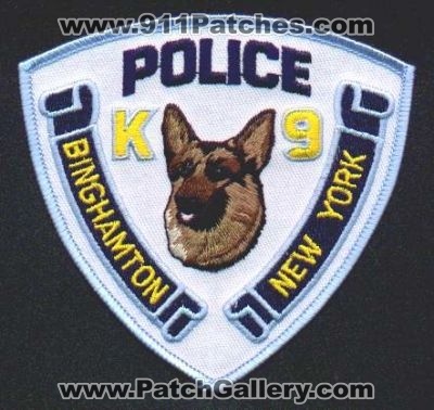 Binghamton Police K-9
Thanks to EmblemAndPatchSales.com for this scan.
Keywords: new york k9