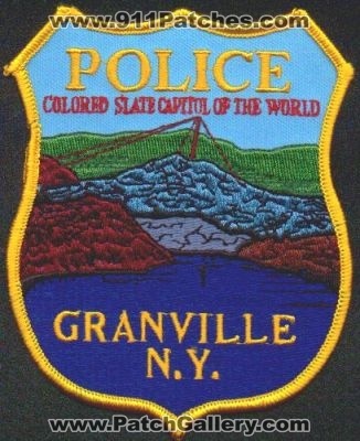 Granville Police
Thanks to EmblemAndPatchSales.com for this scan.
Keywords: new york