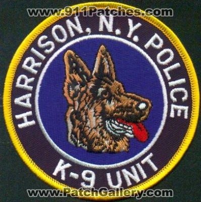 Harrison Police K-9 Unit
Thanks to EmblemAndPatchSales.com for this scan.
Keywords: new york k9