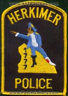 Herkimer Police
Thanks to EmblemAndPatchSales.com for this scan.
Keywords: new york