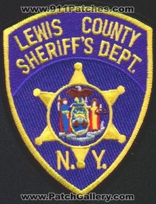 Lewis County Sheriff's Dept
Thanks to EmblemAndPatchSales.com for this scan.
Keywords: new york sheriffs department