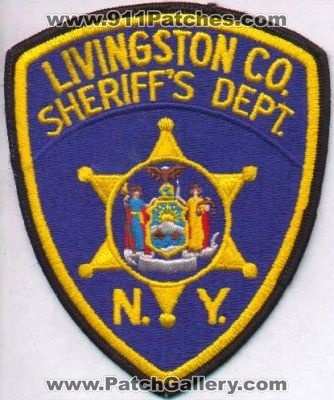 Livingston County Sheriff's Dept
Thanks to EmblemAndPatchSales.com for this scan.
Keywords: new york sheriffs department