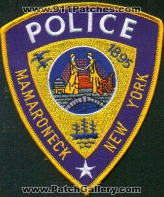 Mamaroneck Police
Thanks to EmblemAndPatchSales.com for this scan.
Keywords: new york