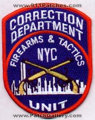 New York Correction Department Firearms & Tactics Unit
Thanks to EmblemAndPatchSales.com for this scan.
Keywords: city of doc