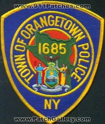 Orangetown Police
Thanks to EmblemAndPatchSales.com for this scan.
Keywords: new york town of