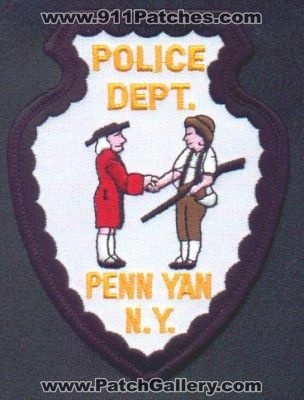 Penn Yan Police Dept
Thanks to EmblemAndPatchSales.com for this scan.
Keywords: new york department