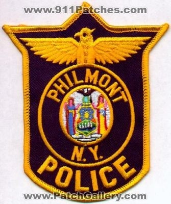 Philmont Police
Thanks to EmblemAndPatchSales.com for this scan.
Keywords: new york