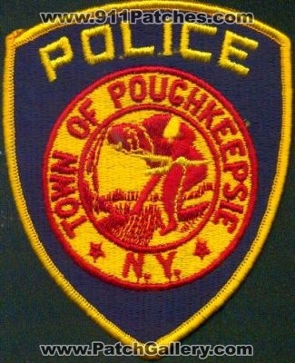 Poughkeepsie Police
Thanks to EmblemAndPatchSales.com for this scan.
Keywords: new york town of