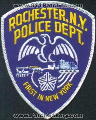 Rochester Police Dept
Thanks to EmblemAndPatchSales.com for this scan.
Keywords: new york department