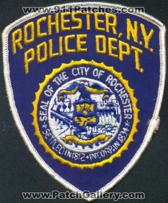 Rochester Police Dept
Thanks to EmblemAndPatchSales.com for this scan.
Keywords: new york city of department